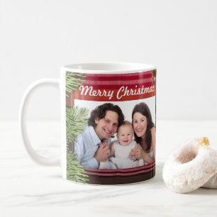 Mug Joyeux Noël Famille Photo Vacances Personnaliser
