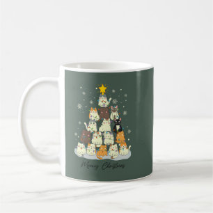 Mug Joyeux Noël félin — Arbre à chat mignon
