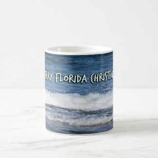 Mug Joyeux Noël Floride au-dessus de l'océan bleu prof