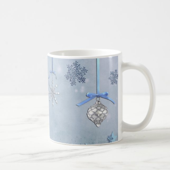 Mug Joyeux Noël Forêt d'automne de neige (Droite)
