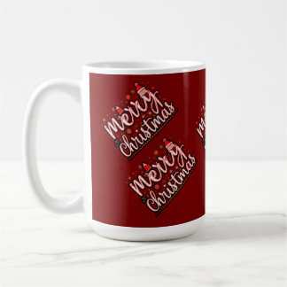 Mug "Joyeux Noël : Frosty Elegance Fashion Design"