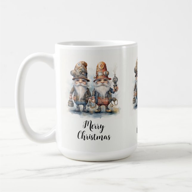 Mug Joyeux Noël Gnomes Steampunk (Gauche)
