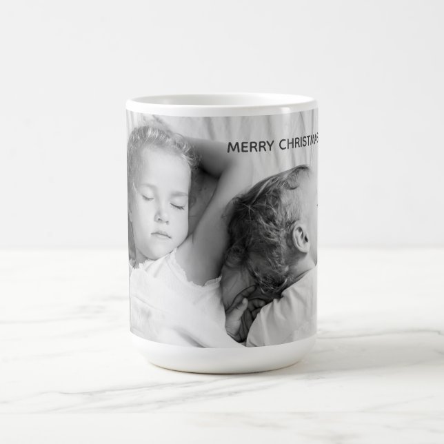 Mug Joyeux Noël Grand-mère Photo de vacances (Centre)