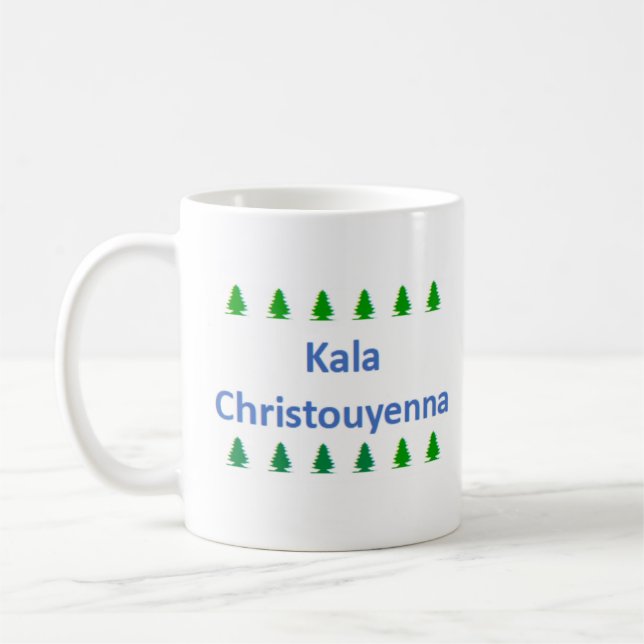 Mug joyeux Noël grec (Gauche)