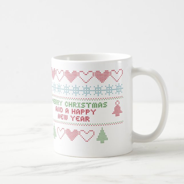 Mug joyeux Noël heureux nouvelle année (Droite)
