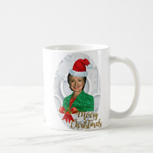 Mug joyeux Noël Hillary clinton