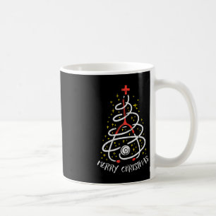 Mug Joyeux Noël Infirmière Xmas Scrub Top Femmes Steth