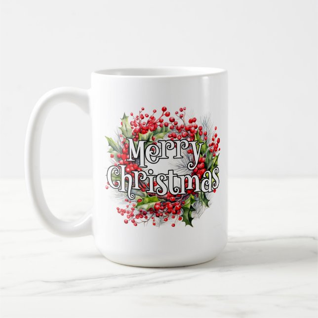 Mug Joyeux Noël | Joyeuses fêtes (Gauche)