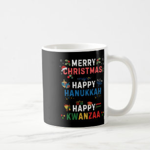 Mug Joyeux Noël Joyeux Hanoukka Joyeux Kwanzaa 10