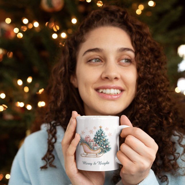 Mug Joyeux Noël & Lumineux (Créateur téléchargé)