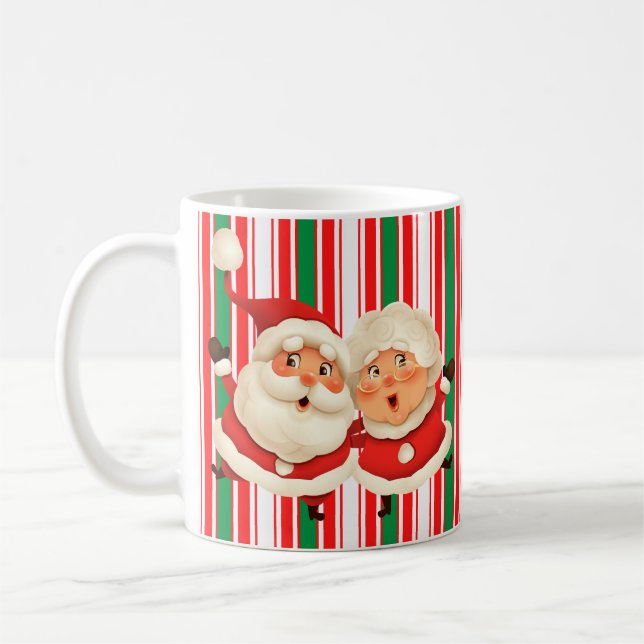 Mug Joyeux Noël M. Mme Clause (Gauche)