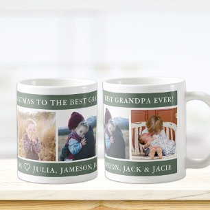 Mug Joyeux Noël Meilleur grand-père Personnalisé