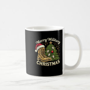 Mug Joyeux Noël Militaire Bottes Militaires Festives &