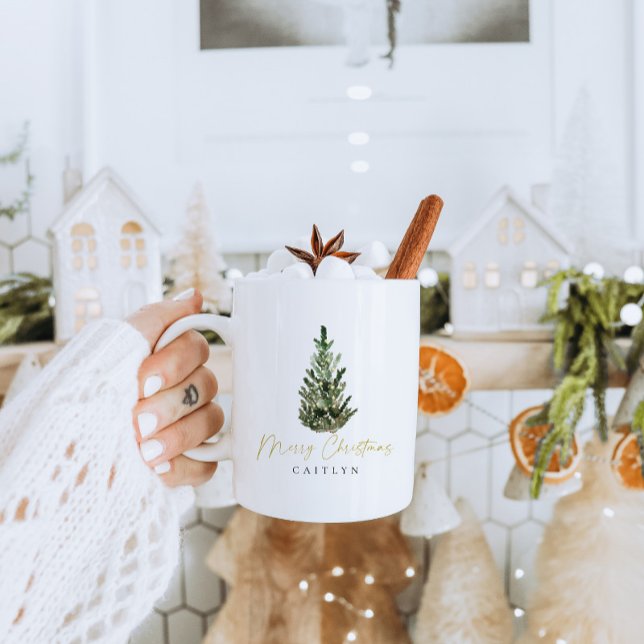 Mug Joyeux Noël minimaliste moderne (Créateur téléchargé)