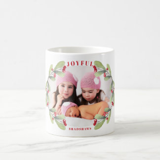 Mug Joyeux Noël Mistletoe photo de jour férié