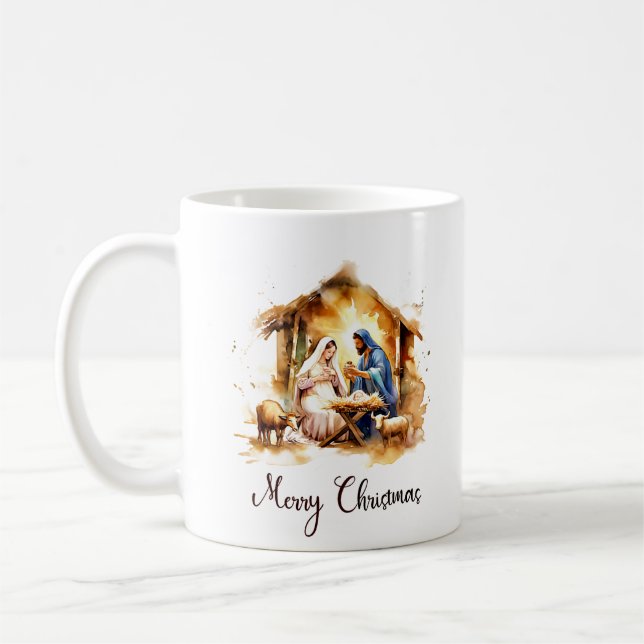 Mug Joyeux Noël Nativité (Gauche)