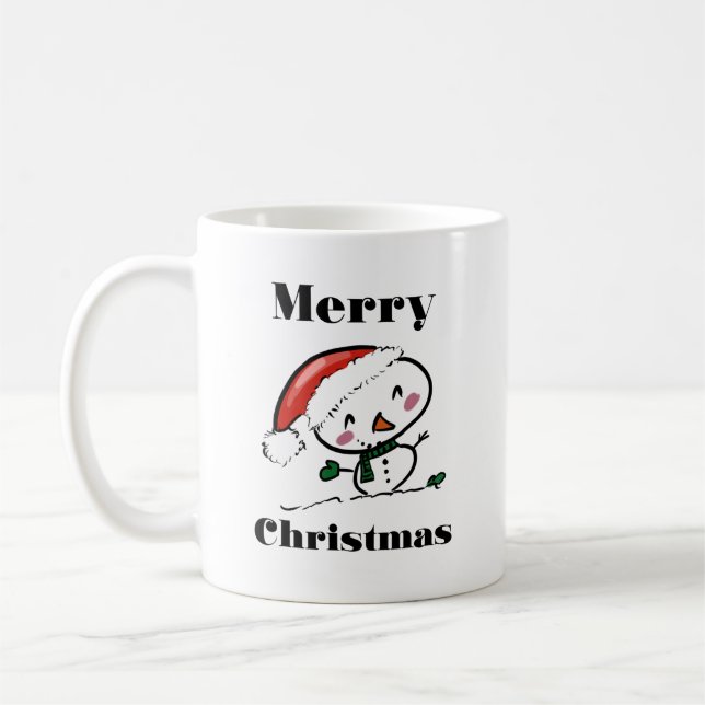 Mug Joyeux Noël Oiseau Chantant (Gauche)