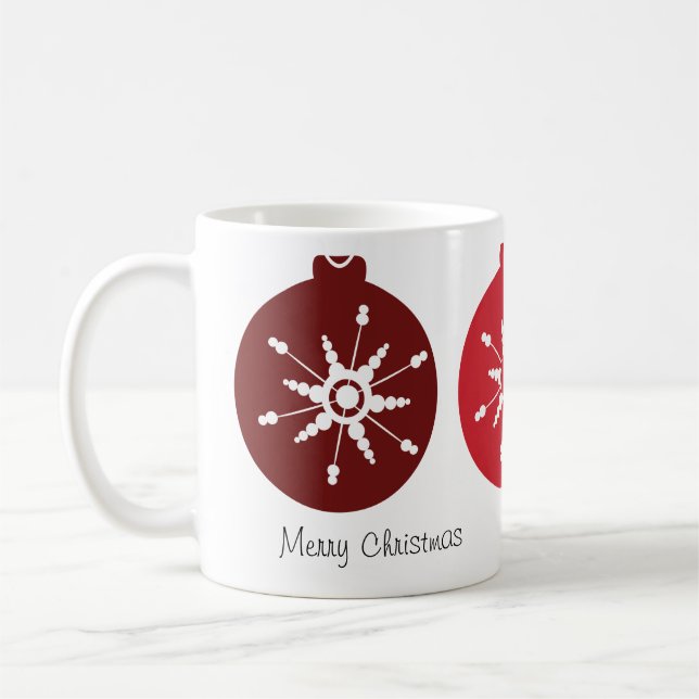 Mug Joyeux Noël Ornement Mix Holiday (Gauche)
