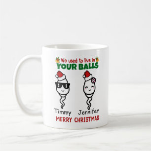 Mug Joyeux Noël papa 2 enfants