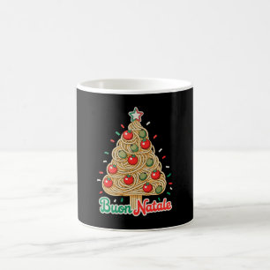 Mug Joyeux Noël Pâtes Italiennes Arbre de Noël Xmas