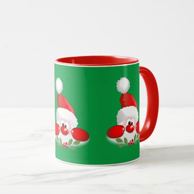Mug Joyeux Noël Père Noël (Devant droit)