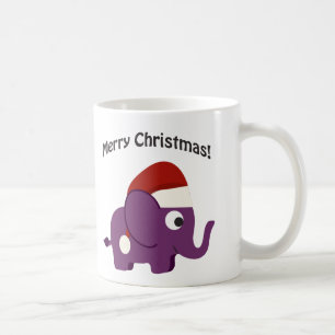 Mug Joyeux Noël ! Père Noël Elephant
