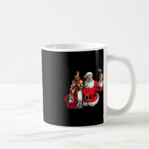 Mug Joyeux Noël Père Noël Jésus Selfie Fun Xmas Pajama