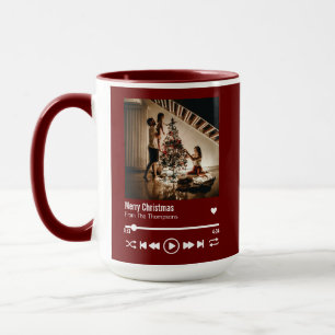 Mug Joyeux Noël Photo personnalisée