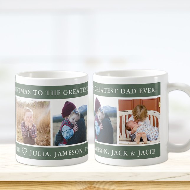 Mug Joyeux Noël Plus grand papa personnalisé (Créateur téléchargé)