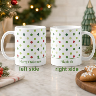 Mug Joyeux Noël Points Nom