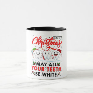 Mug Joyeux Noël Que toutes vos dents soient blanches