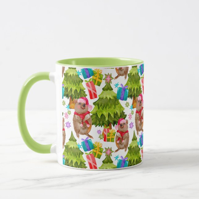 Mug Joyeux Noël Quokka (Gauche)