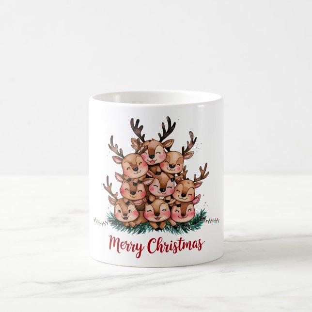 Mug Joyeux Noël Reindeer (Centre)