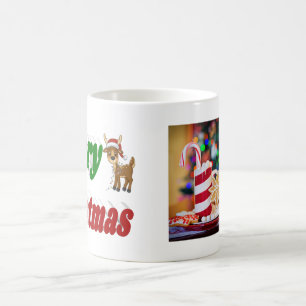 Mug Joyeux Noël Reindeer photo typographie