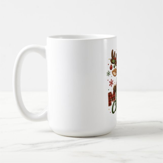 Mug Joyeux Noël Renne Mignon (Gauche)
