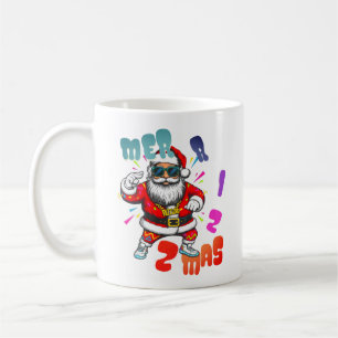 Mug Joyeux Noël Rizz - Père Noël drôle de Noël Rizz