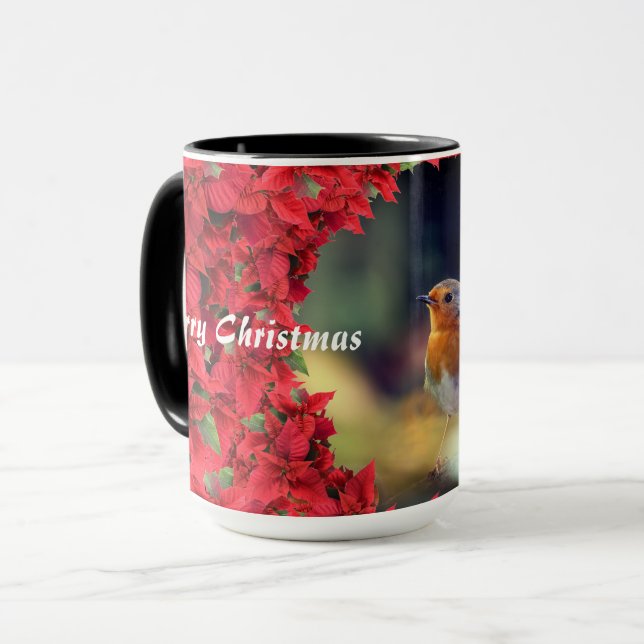 Mug Joyeux Noël Robin (Devant gauche)