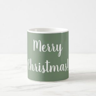 Mug Joyeux Noël Sage Green Typography Festival