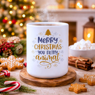 Mug Joyeux Noël, sale bête