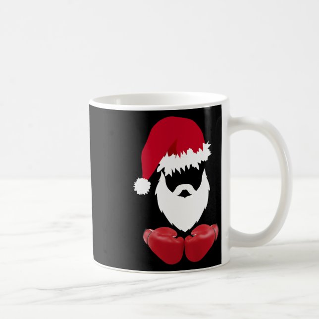 Mug Joyeux Noël Santa Claus Boxe Uni (Droite)