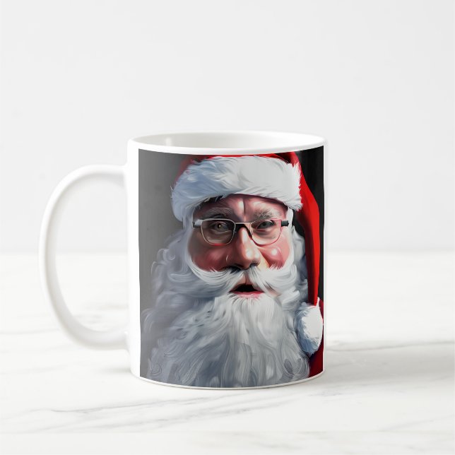 Mug Joyeux Noël Santa Claus Noël (Gauche)
