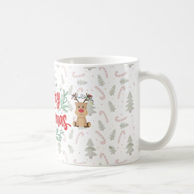 Mug Joyeux Noël – Simple Design de Fêtes (Droite)