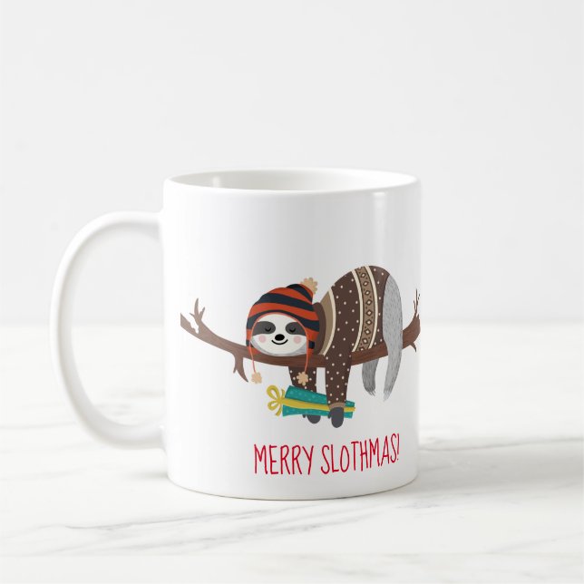 Mug Joyeux Noël Slothmas (Gauche)