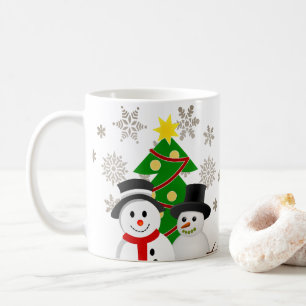 Mug Joyeux Noël Snowman Personnalisé