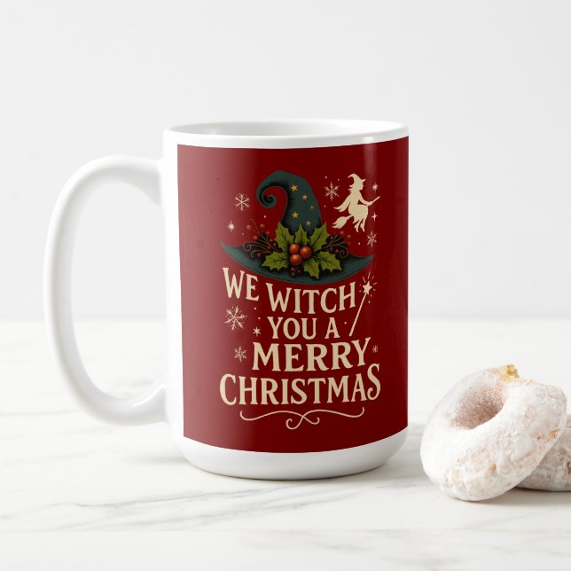 Mug Joyeux Noël sorcier (Avec donut)