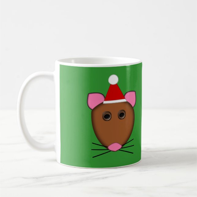 Mug Joyeux Noël Souris Musique (Gauche)