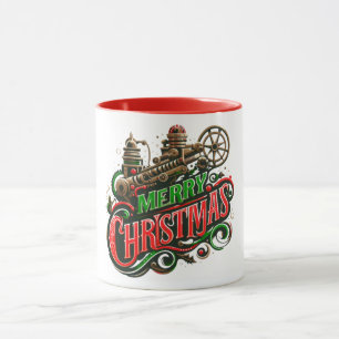 Mug Joyeux Noël steampunk