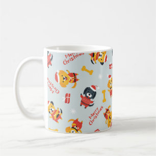 Mug Joyeux Noël sur le thème du chien mignon
