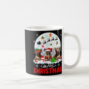 Mug Joyeux Noël Trois Père Noël Elf Reindeer French Bu