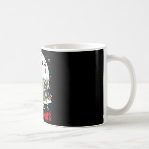 Mug Joyeux Noël Trois Père Noël Elf Reindeer Pit Bulls